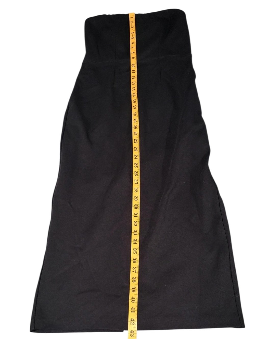 Everlane The Dream Strapless Black Dress Medium M Minimalist Tube Midi Dress - Picture 9 of 12